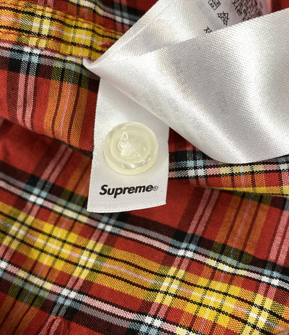Supreme 半袖シャツ MINI PLAID S S SHIRT メンズ SIZE L シュプリーム
