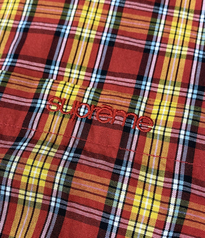Supreme 半袖シャツ MINI PLAID S S SHIRT メンズ SIZE L シュプリーム