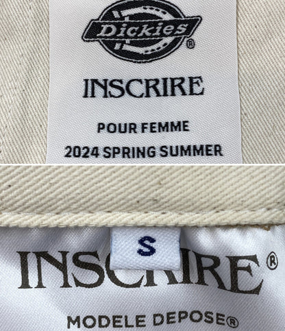 ディッキーズ 美品 アンスクリア ダブルニーワークパンツ      レディース SIZE S  INSCRIRE × Dickies