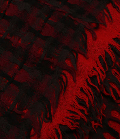 ワイズ ストール 大判ストール　レッド レディース Y's