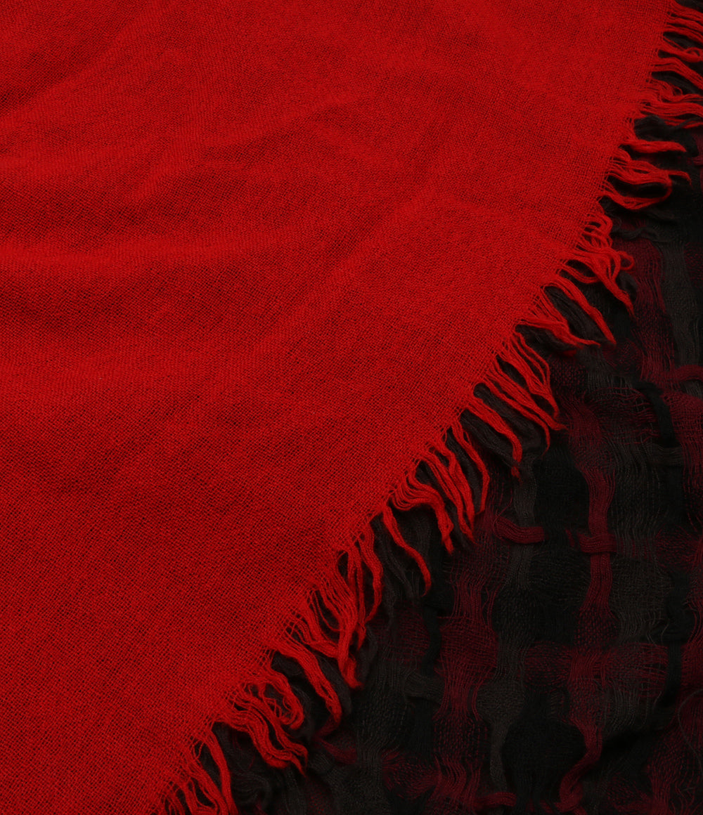 ワイズ ストール 大判ストール　レッド レディース Y's