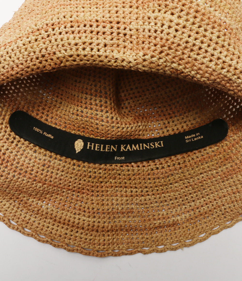 HELEN KAMINSKIベージュ ストローハット⭐︎極美品 HELEN KAMINSKIベージュ ストローハット⭐︎極美品 - メルカリ