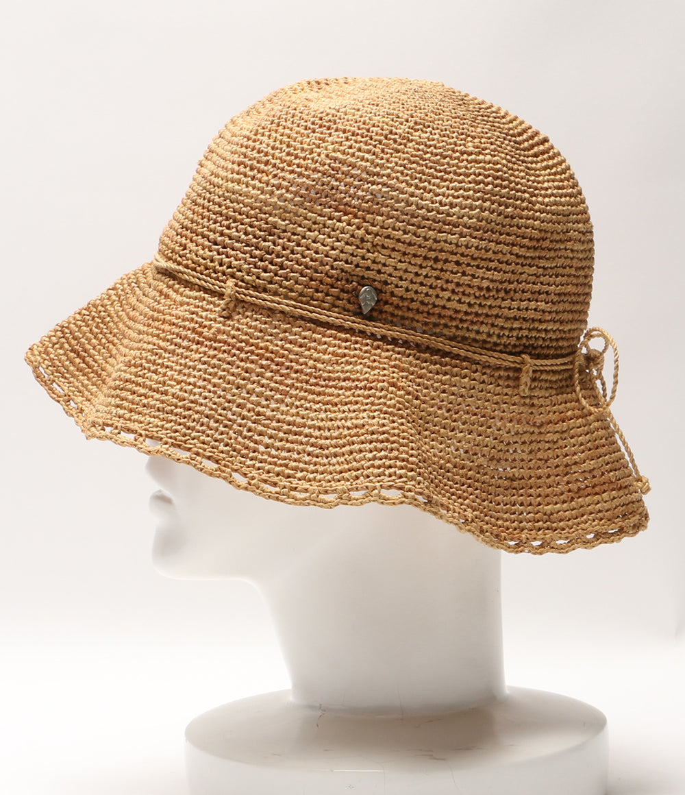 美品★ヘレンカミンスキー ハット ライトブラウン ストローハット ｂ 美品☆ヘレンカミンスキー ハット ライトブラウン ストローハット b