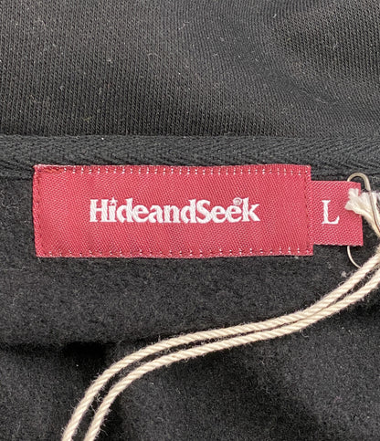 ハイドアンドシーク 美品 カーサービス スウェット Half Zip Sweat      メンズ SIZE L  HIDEANDSEEK × CarService