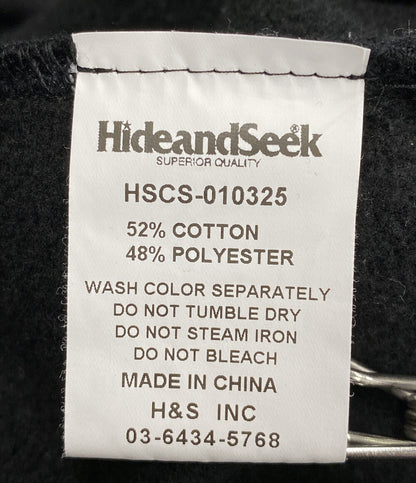 ハイドアンドシーク 美品 カーサービス スウェット Half Zip Sweat      メンズ SIZE L  HIDEANDSEEK × CarService