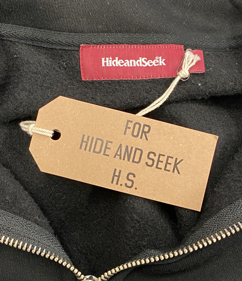 ハイドアンドシーク 美品 カーサービス スウェット Half Zip Sweat      メンズ SIZE L  HIDEANDSEEK × CarService