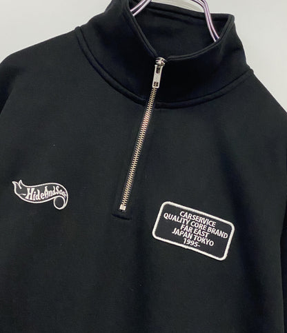 ハイドアンドシーク 美品 カーサービス スウェット Half Zip Sweat      メンズ SIZE L  HIDEANDSEEK × CarService