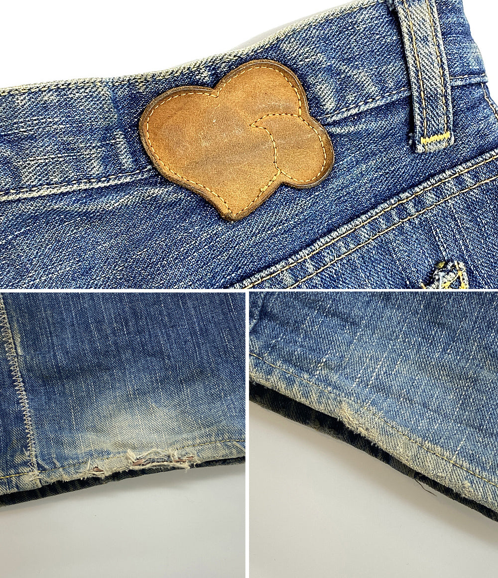 NUMBER (N)INE デニムパンツ ベロアパッチワークデニム 03ss メンズ SIZE - エヌエヌバイナンバーナイン