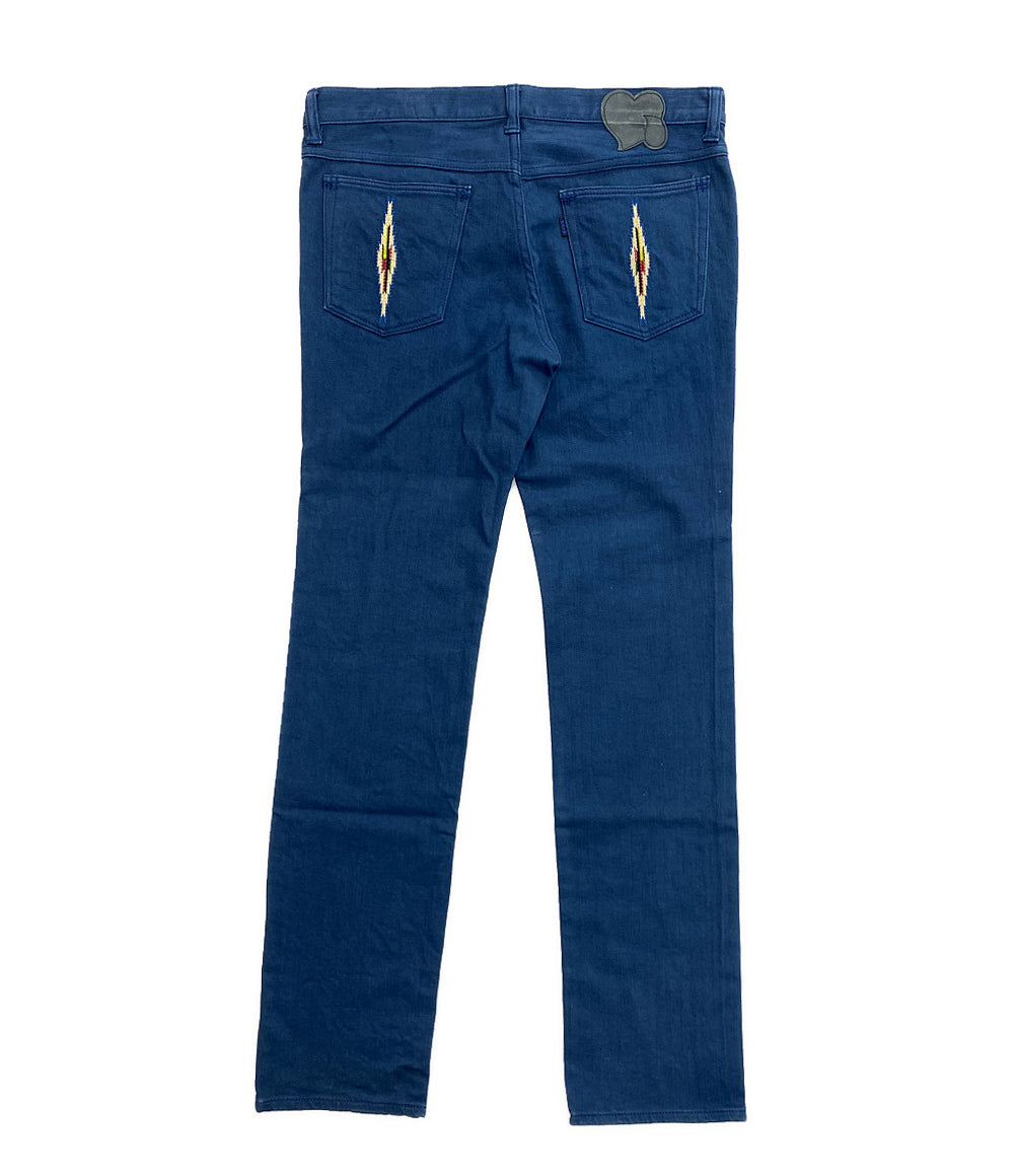 NUMBER (N)INE オルテガ刺繍デニムパンツ 05aw メンズ SIZE 4 エヌエヌバイナンバーナイン