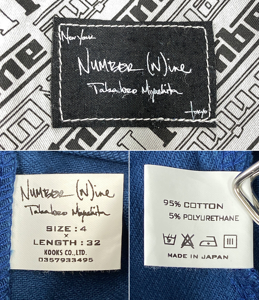 NUMBER (N)INE オルテガ刺繍デニムパンツ 05aw メンズ SIZE 4 エヌエヌバイナンバーナイン