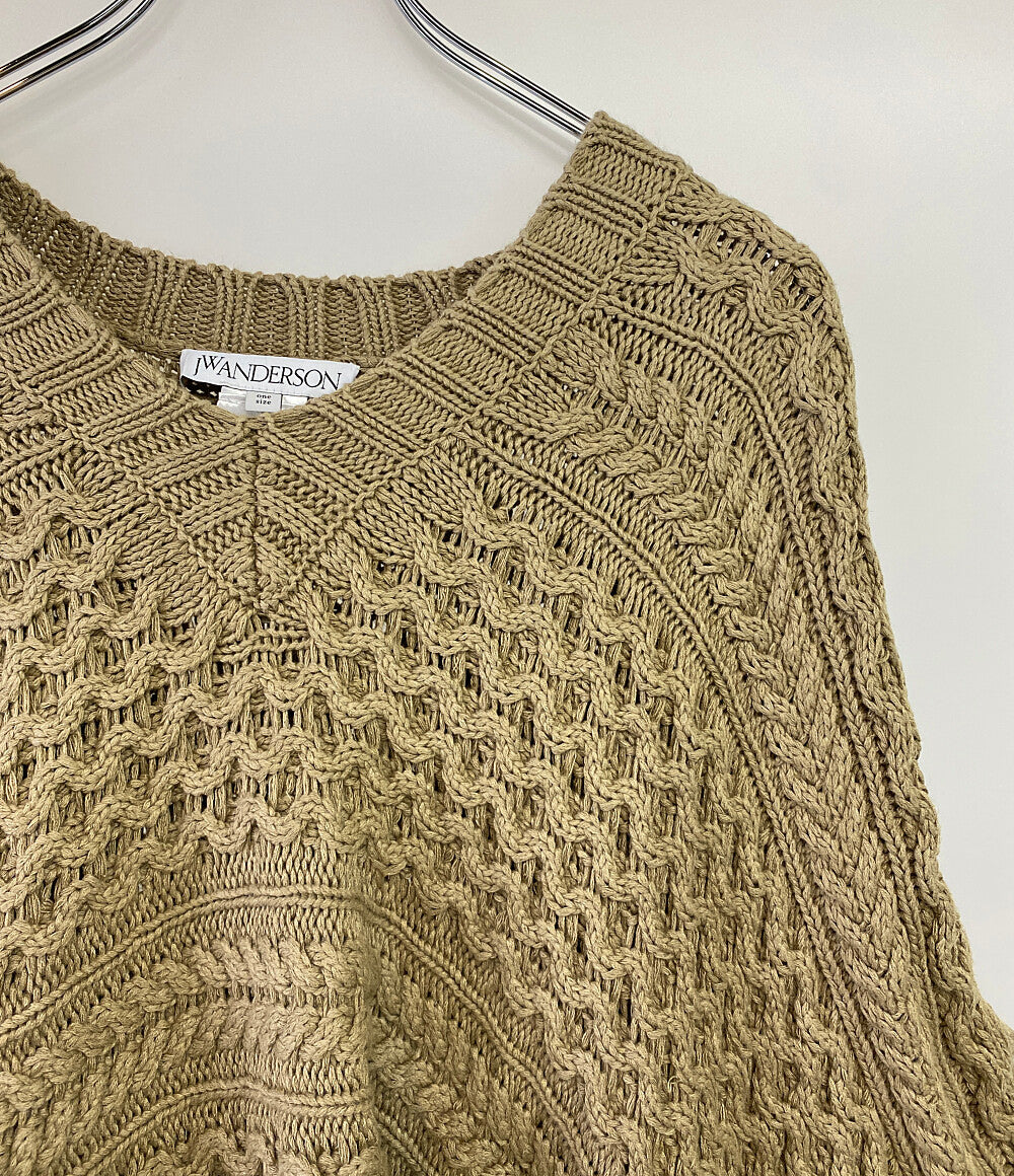 J.W. ANDERSON ジェイ ダブリュー アンダーソン ニットポンチョ レディース SIZE ONE