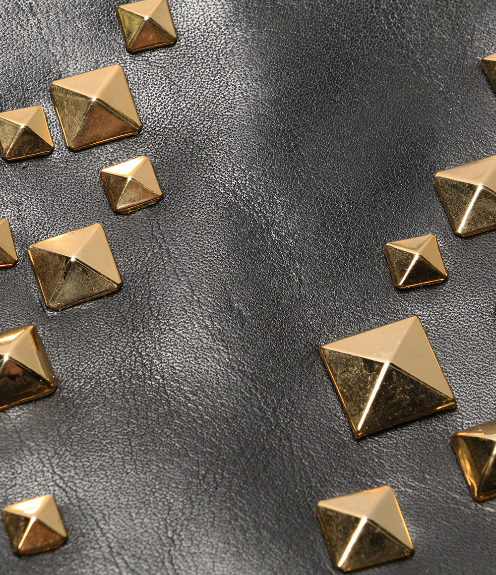 JUNYA WATANABE セカンドバッグ スタッズクラッチバッグ メンズ ジュンヤワタナベ