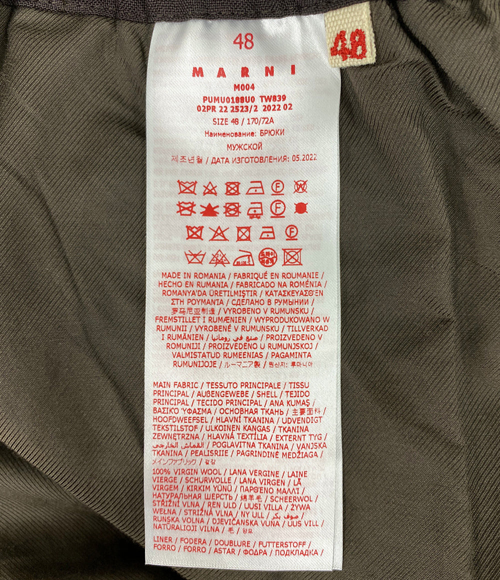 MARNI パンツ トロピカルウール パンツ スラックス 22aw レディース SIZE 48 マルニ