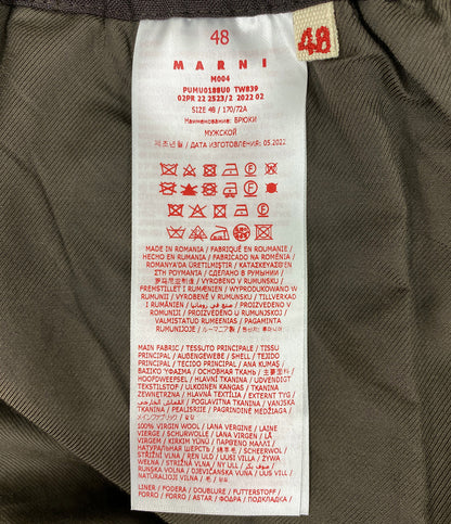 MARNI パンツ トロピカルウール パンツ スラックス 22aw レディース SIZE 48 マルニ
