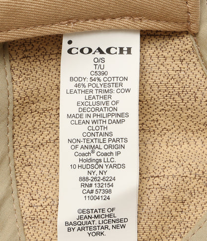 コーチ  キャップ×バスキア クラウン     C5390 メンズ   COACH