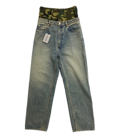 BALENCIAGA レイヤードワイドデニムパンツ661609 21aw メンズ SIZE XS バレンシアガ