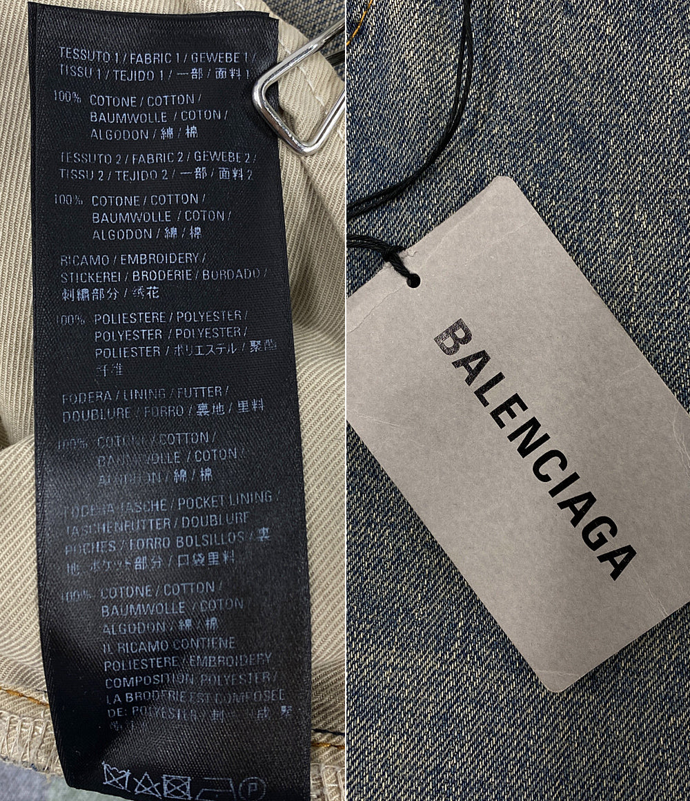 BALENCIAGA レイヤードワイドデニムパンツ661609 21aw メンズ SIZE XS バレンシアガ