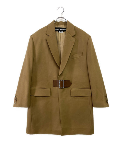 JUNYA WATANABE ベルテッドコート キャメル 24aw JN-J026 メンズ SIZE S ジュンヤワタナベ
