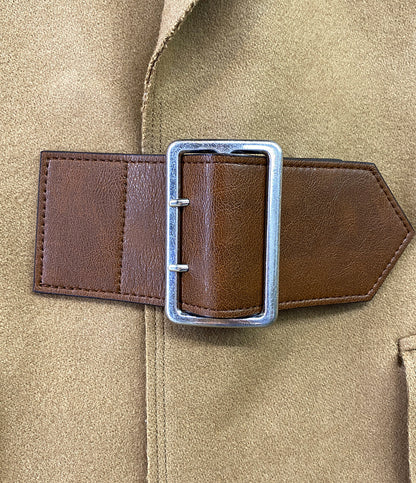 JUNYA WATANABE ベルテッドコート キャメル 24aw JN-J026 メンズ SIZE S ジュンヤワタナベ