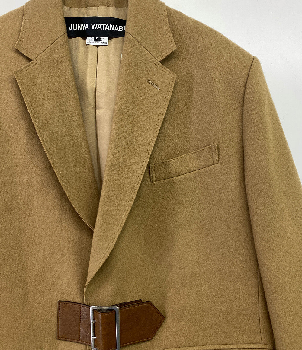 JUNYA WATANABE ベルテッドコート キャメル 24aw JN-J026 メンズ SIZE S ジュンヤワタナベ