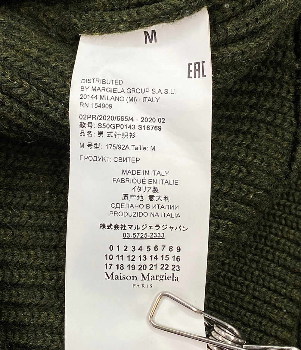 メゾンマルジェラ  ドライバーズニット フルジップ 20aw     メンズ SIZE M  Maison Margiela