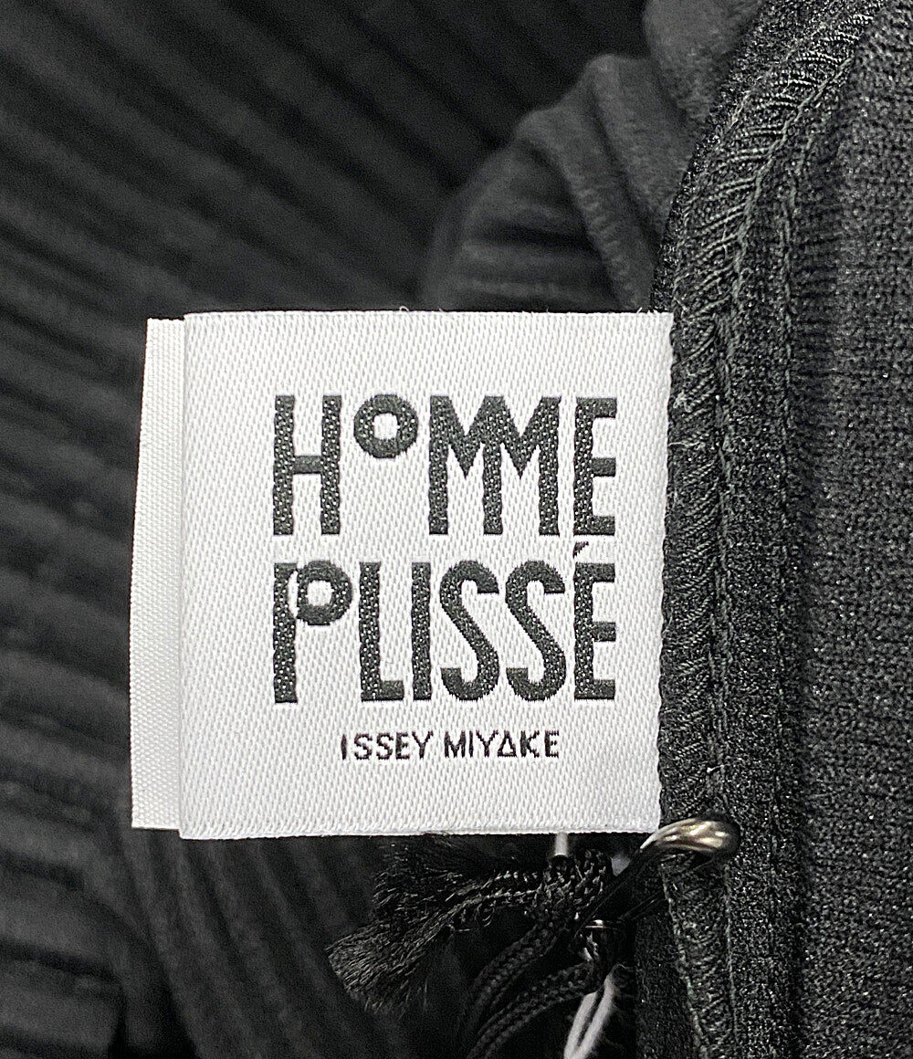 オム プリッセ イッセイミヤケ 美品 プリーツカットソー ブラック 25SS     メンズ SIZE 3  ISSEY MIYAKE HOMME PLISSE
