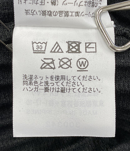 オム プリッセ イッセイミヤケ 美品 プリーツカットソー ブラック 25SS     メンズ SIZE 3  ISSEY MIYAKE HOMME PLISSE