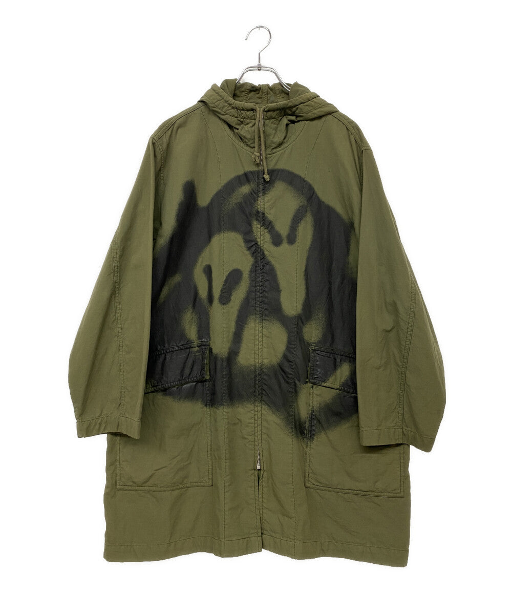 ヨウジヤマモト シュプリーム ジップフードジャケット ミリタリー カーキ 20AW メンズ SIZE S Yohji Yamamoto × Supreme