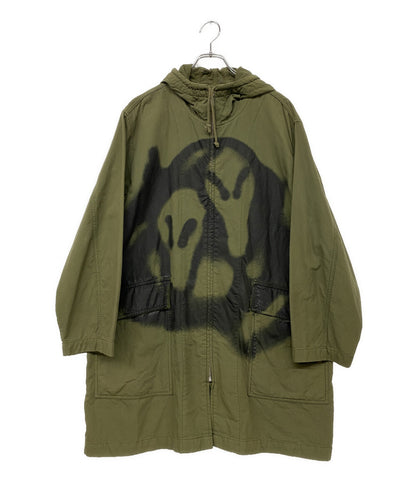 ヨウジヤマモト シュプリーム ジップフードジャケット ミリタリー カーキ 20AW メンズ SIZE S Yohji Yamamoto × Supreme