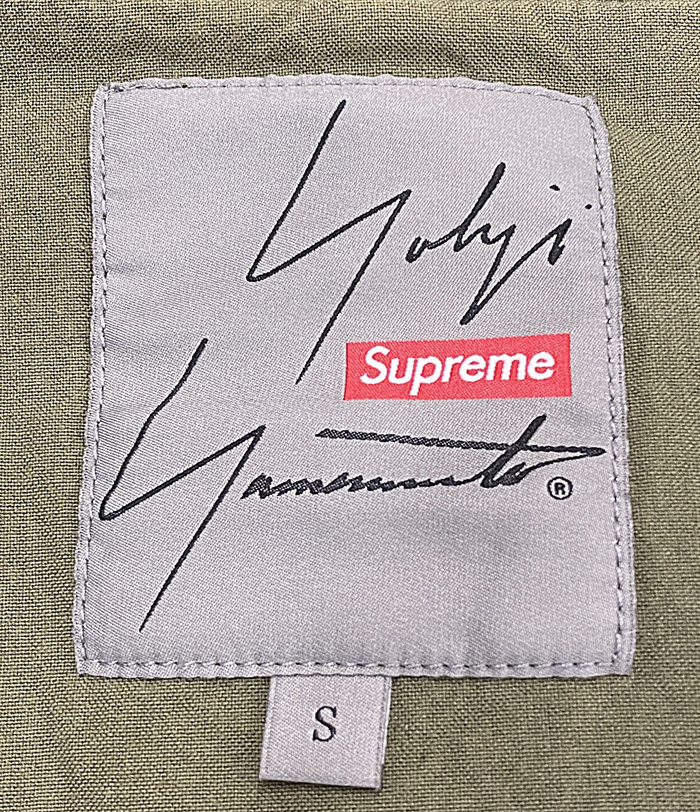 ヨウジヤマモト シュプリーム ジップフードジャケット ミリタリー カーキ 20AW メンズ SIZE S Yohji Yamamoto × Supreme
