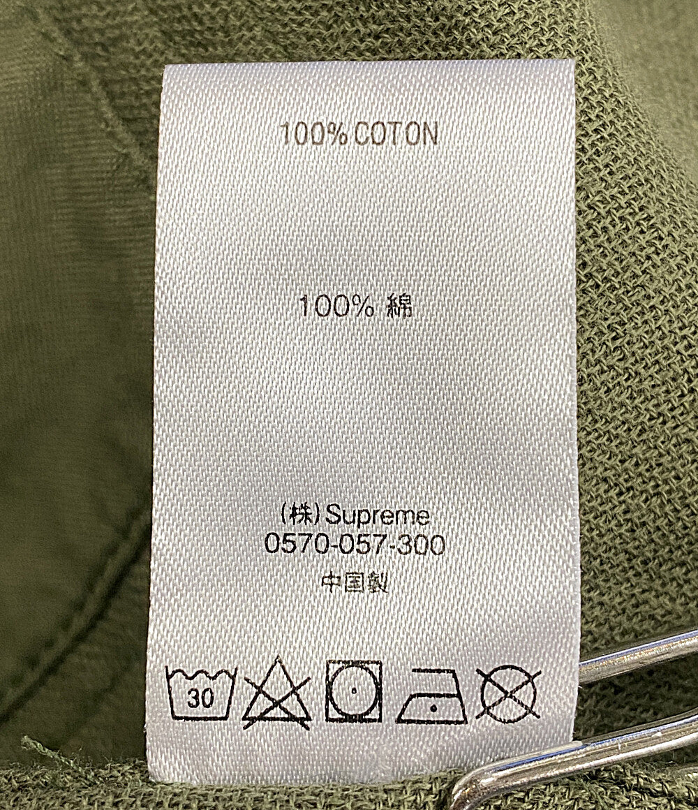 ヨウジヤマモト シュプリーム ジップフードジャケット ミリタリー カーキ 20AW メンズ SIZE S Yohji Yamamoto × Supreme