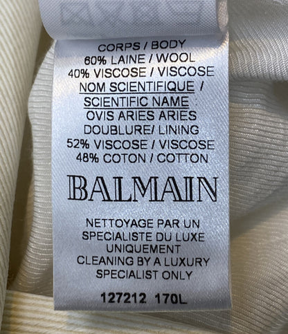 バルマン  テーラードジャケット ダブルブレステッドブレザー      レディース SIZE 38  BALMAIN