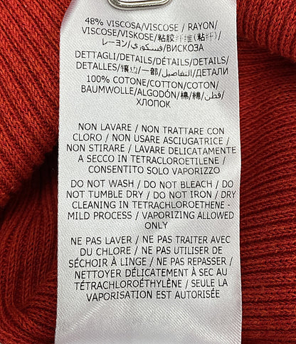 STELLA McCARTNEY リブニットワンピースドレス レッド レディース SIZE 34 ステラマッカートニー
