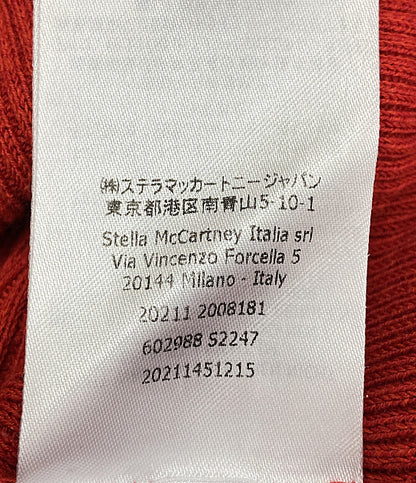 STELLA McCARTNEY リブニットワンピースドレス レッド レディース SIZE 34 ステラマッカートニー