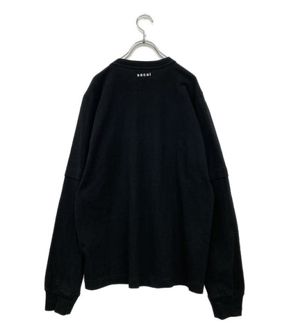 サカイ カウズ 長袖Ｔシャツ layered sleeve cut sew 21-0287S レディース SIZE 2 sacai×KAWS