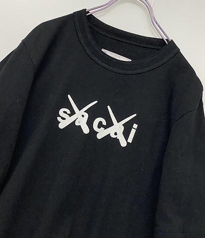 サカイ カウズ 長袖Ｔシャツ layered sleeve cut sew 21-0287S レディース SIZE 2 sacai×KAWS