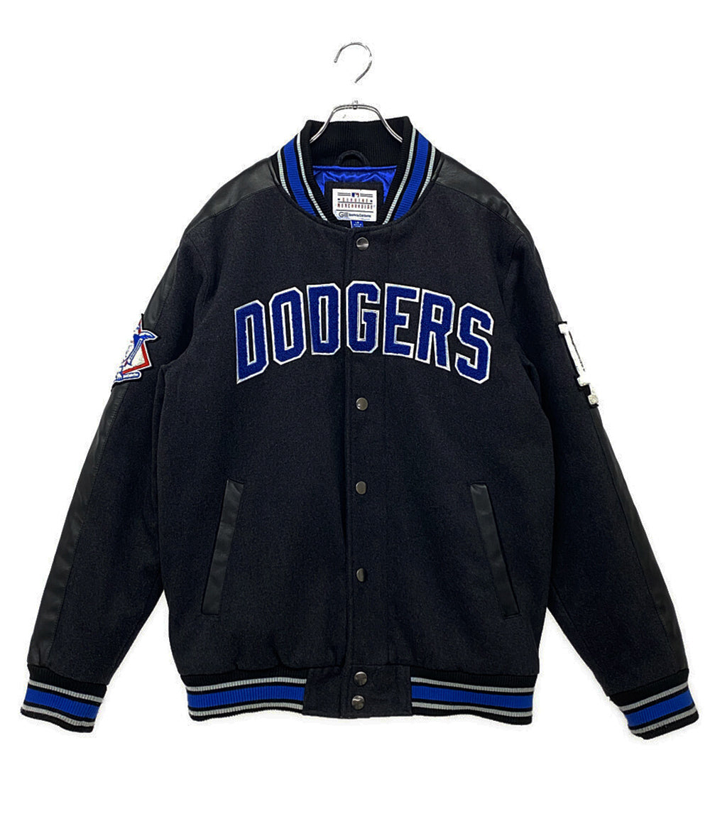 GENUINE MERCHANDISE ジェニュイン マーチャンダイズ DODGERS レザー切替スタジャン メンズ SIZE L