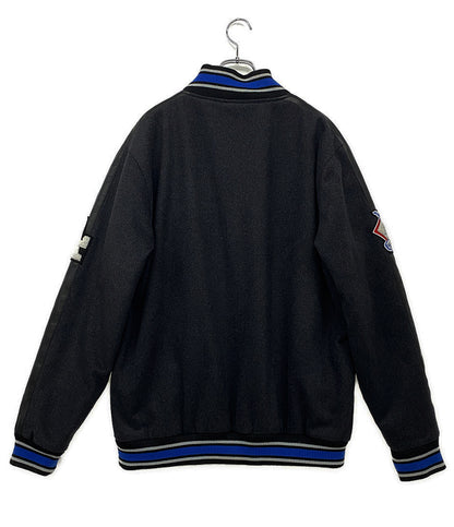 GENUINE MERCHANDISE ジェニュイン マーチャンダイズ DODGERS レザー切替スタジャン メンズ SIZE L