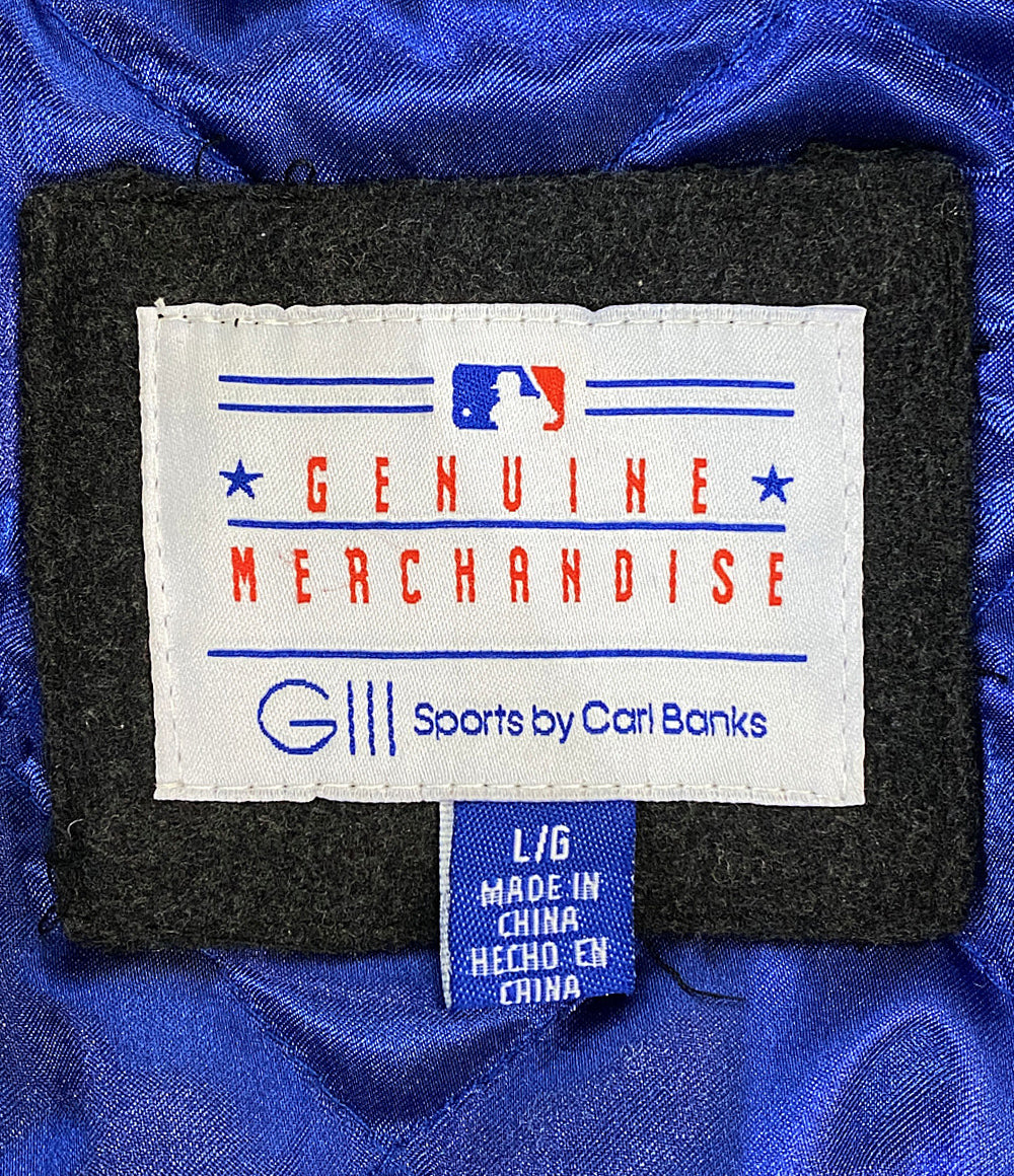GENUINE MERCHANDISE ジェニュイン マーチャンダイズ DODGERS レザー切替スタジャン メンズ SIZE L