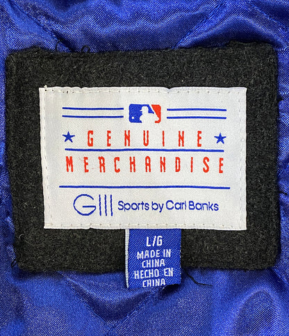 GENUINE MERCHANDISE ジェニュイン マーチャンダイズ DODGERS レザー切替スタジャン メンズ SIZE L