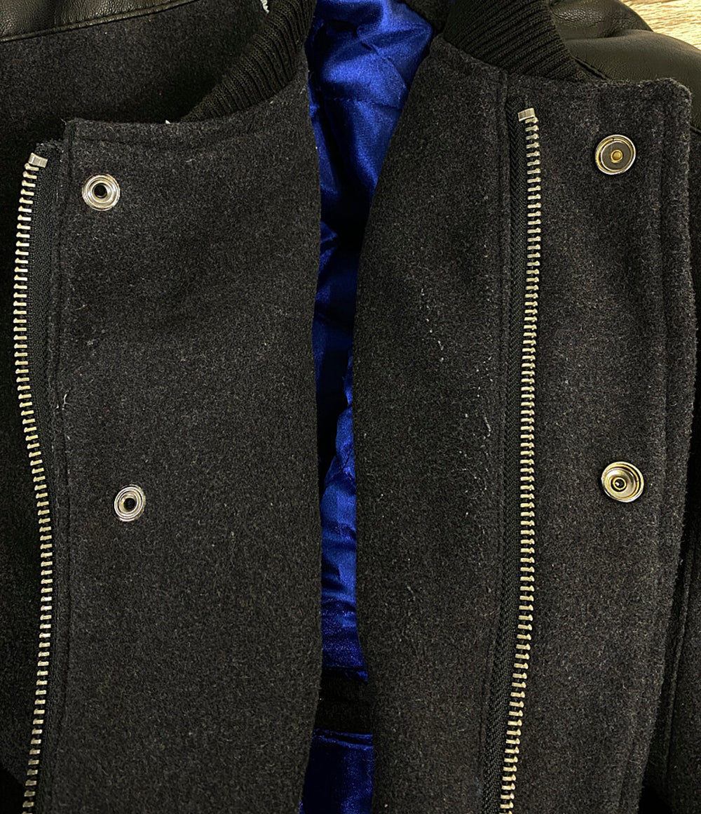 GENUINE MERCHANDISE ジェニュイン マーチャンダイズ DODGERS レザー切替スタジャン メンズ SIZE L