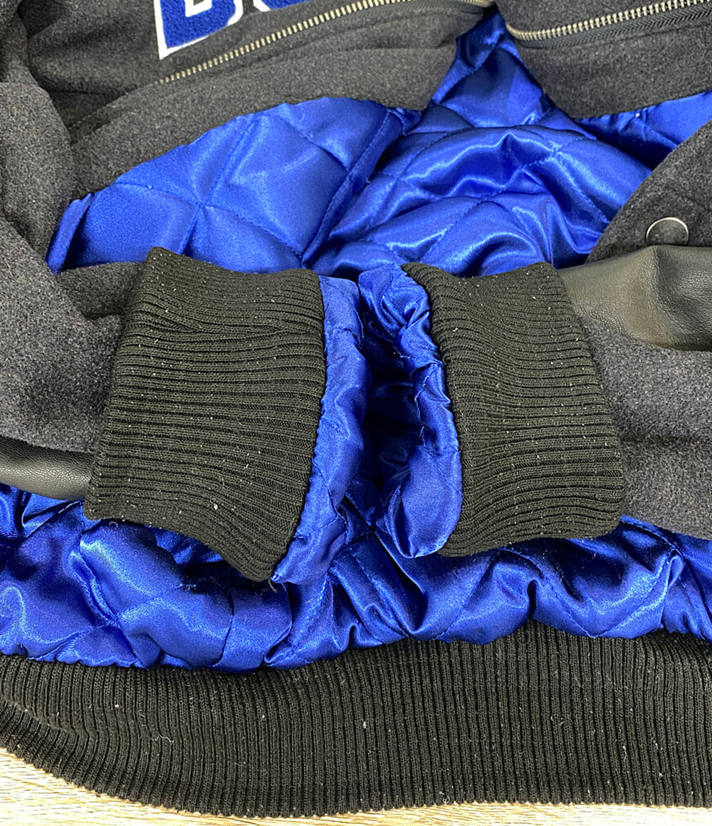 GENUINE MERCHANDISE ジェニュイン マーチャンダイズ DODGERS レザー切替スタジャン メンズ SIZE L