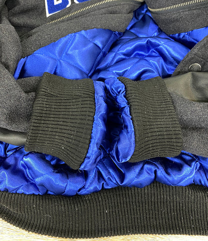 GENUINE MERCHANDISE ジェニュイン マーチャンダイズ DODGERS レザー切替スタジャン メンズ SIZE L