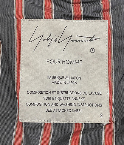 YOHJI YAMAMOTO POUR HOMME コート スペアカラーL・WINジャケット 24AW メンズ SIZE 3 ヨウジヤマモトプールオム
