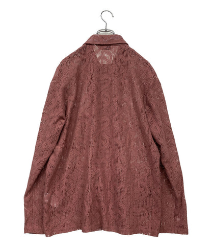 Sasquatchfabrix ジャケット LOVE & PEACE LACE LAPEL JACKET 24SS メンズ SIZE L サスクワァッチファブリックス