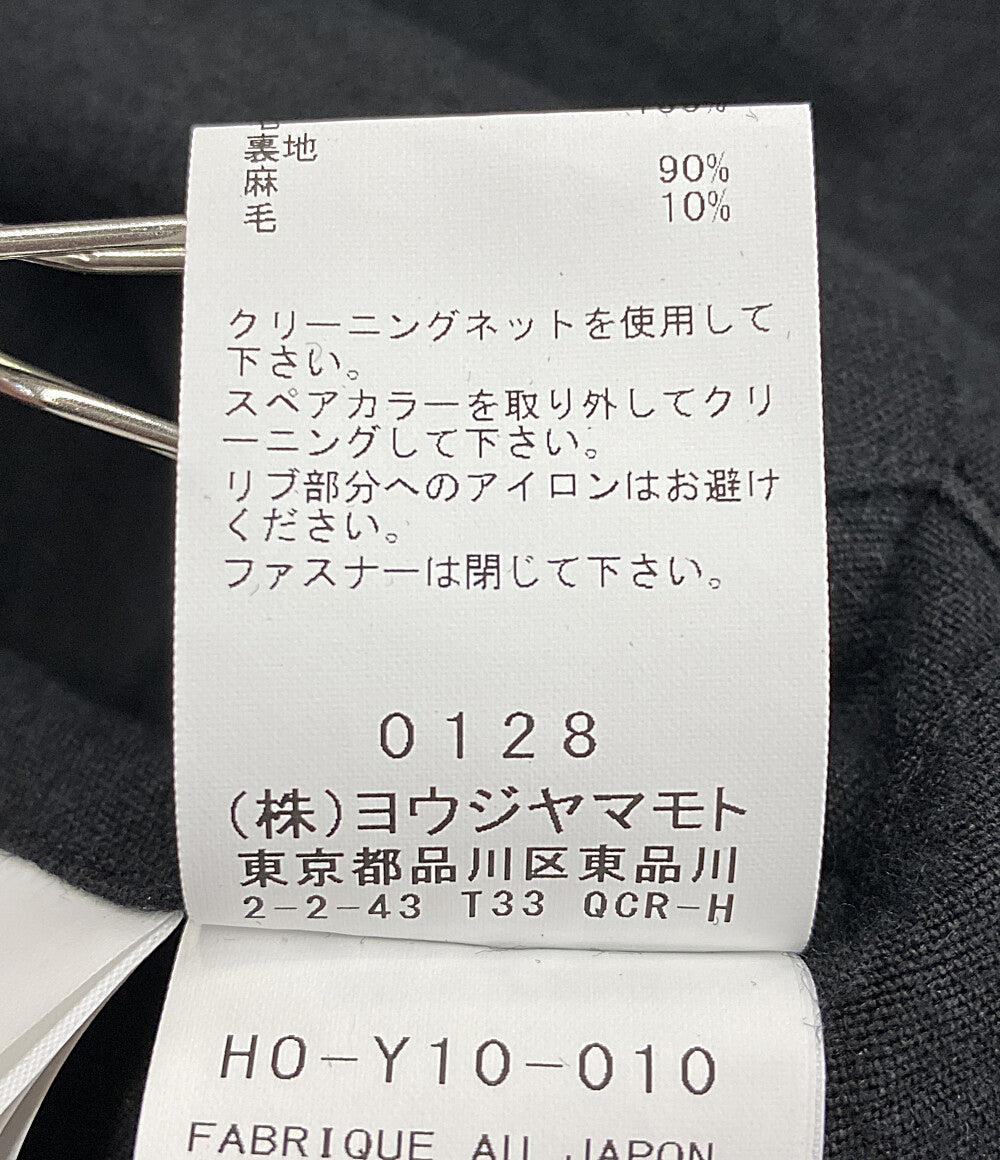 美品 YOHJI YAMAMOTO POUR HOMME ジャケット 3BLEND ST FLIGHT JACKET 24AW HO-Y10-010 メンズ SIZE 2 ヨウジヤマモトプールオム