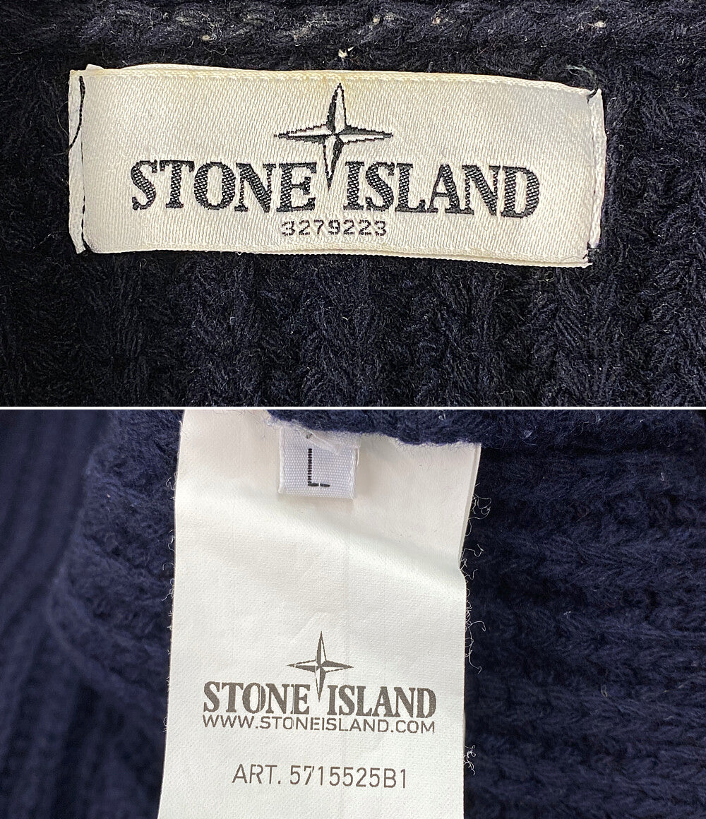 STONE ISLAND ニットコート ダブルボタン 12aw メンズ SIZE L ストーンアイランド