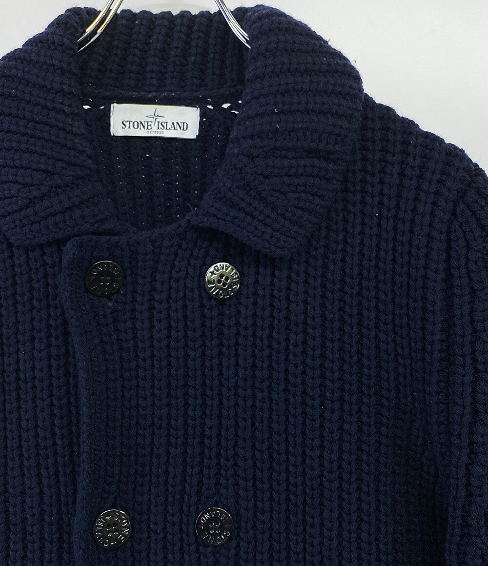 STONE ISLAND ニットコート ダブルボタン 12aw メンズ SIZE L ストーンアイランド