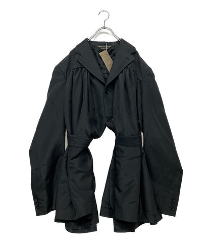 美品 COMME des GARCONS HOMME PLUS カーテンプリーツジャケット 24SS メンズ SIZE M コムデギャルソンオムプリュス