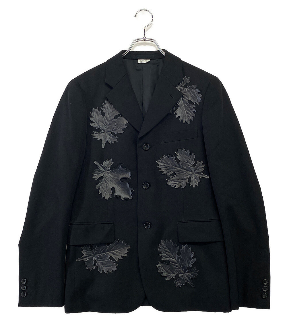 COMME des GARCONS HOMME PLUS テーラードジャケット LEAF JAKCET 24ss PM-J045 メンズ SIZE S コムデギャルソンオムプリュス
